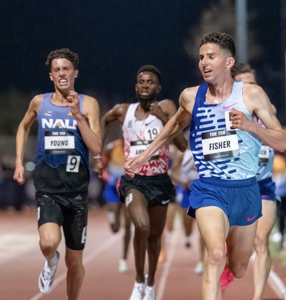 What a Night for NAU’s Nico Young at The Ten: Olympic Standard, NCAA Record; Dark Sky’s Kelati Also Gets Standard