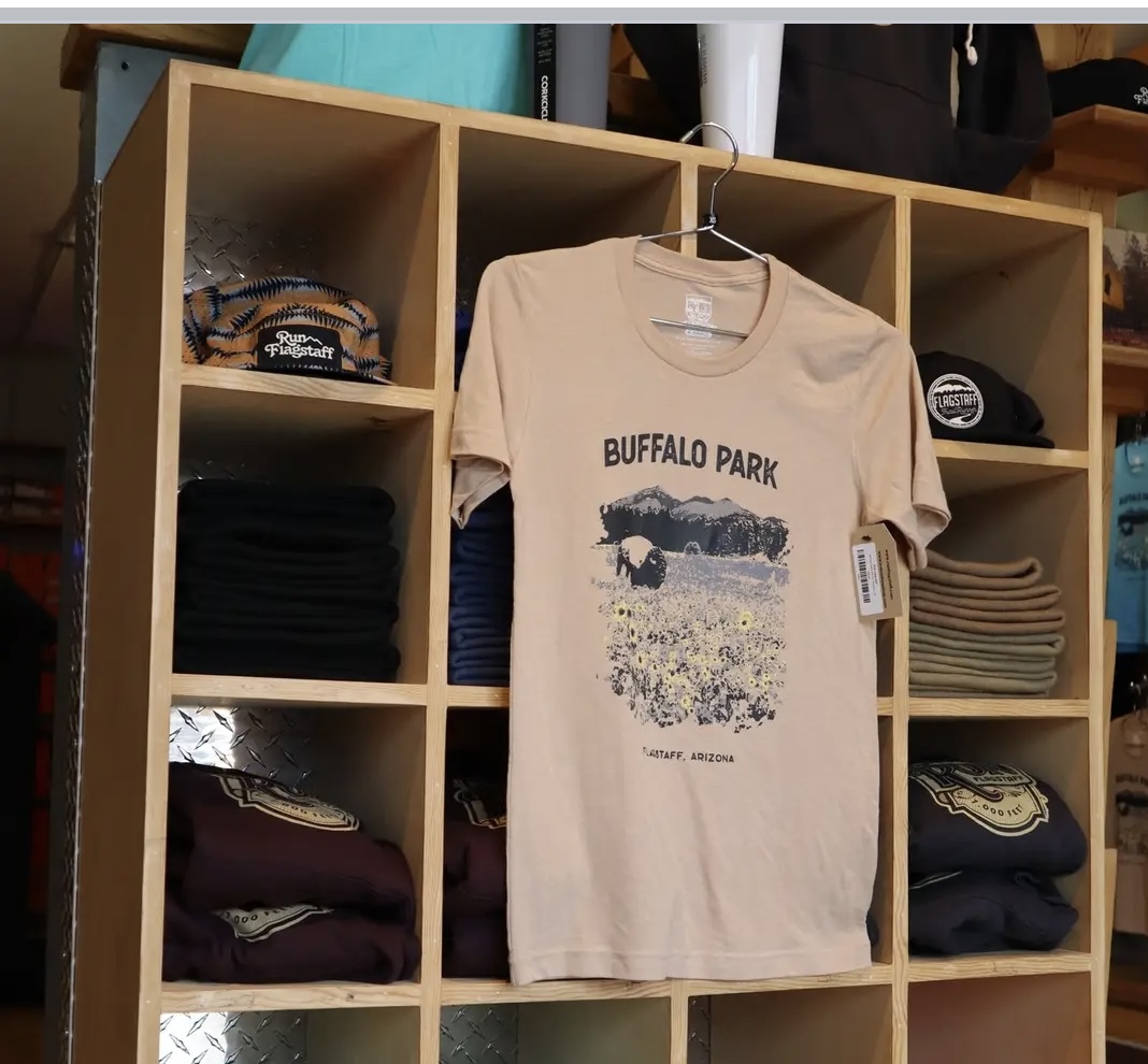 Cool New Buffalo Park T-Shirt at Run Flagstaff Store