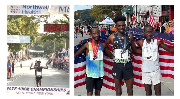 Flagstaff’s Simbassa Outlasts Bor to Win USATF 10K Road Title in New York